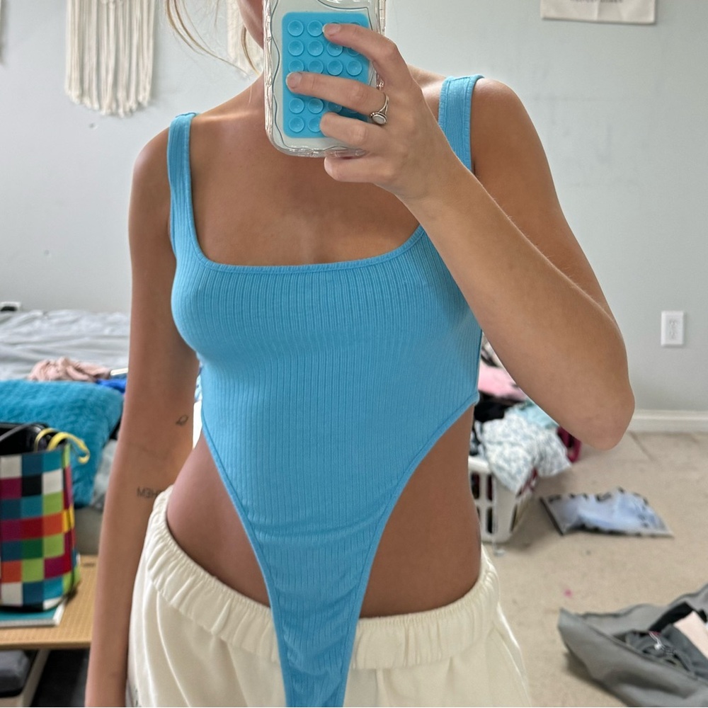 Shein High-Cut Bodysuit